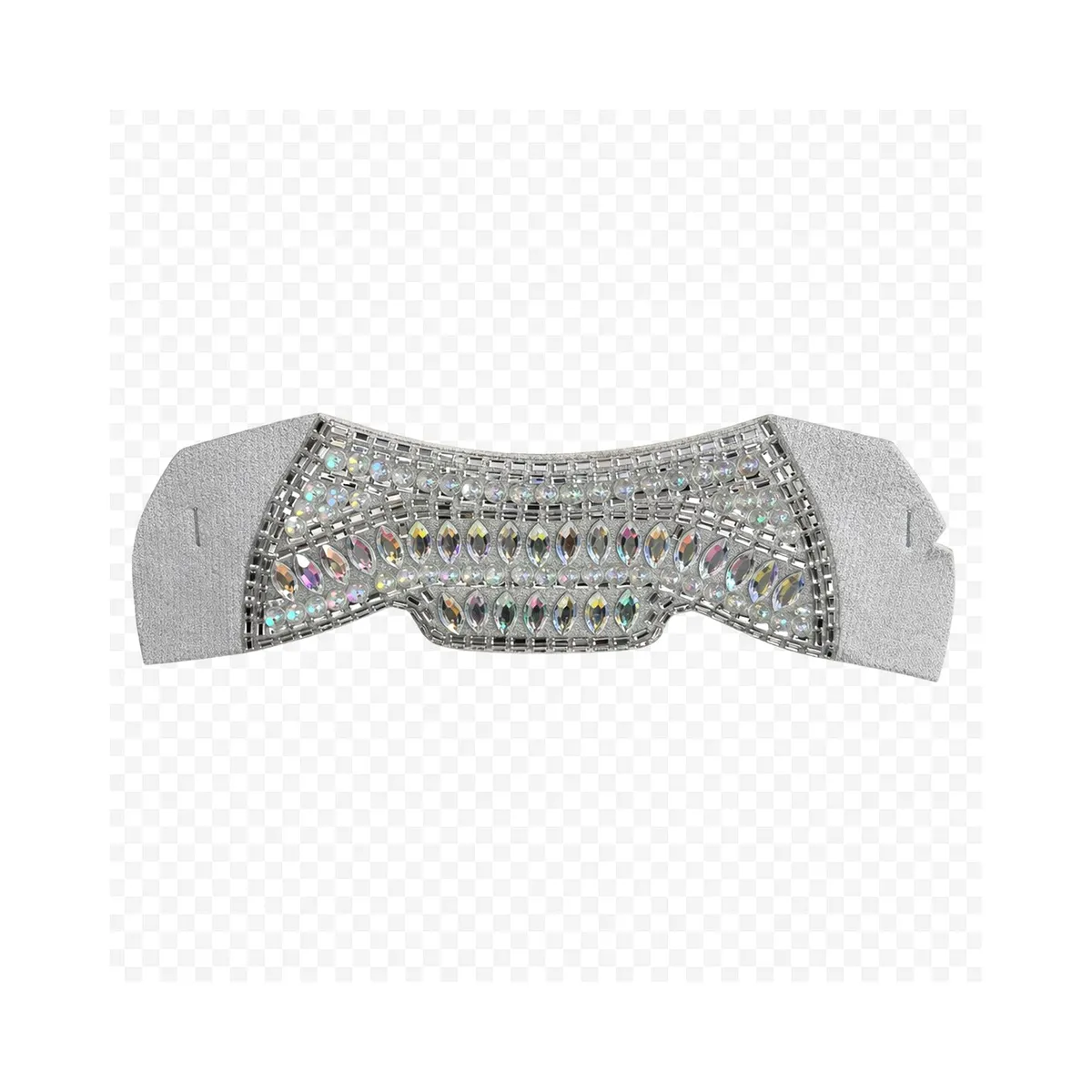 Rhinestone Crystal Band Shoe Upper – 4 Colors Available detail 5