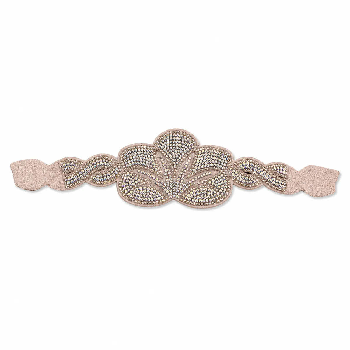 Rhinestone Floral Lace Shoe Upper – 3 Colors detail 4