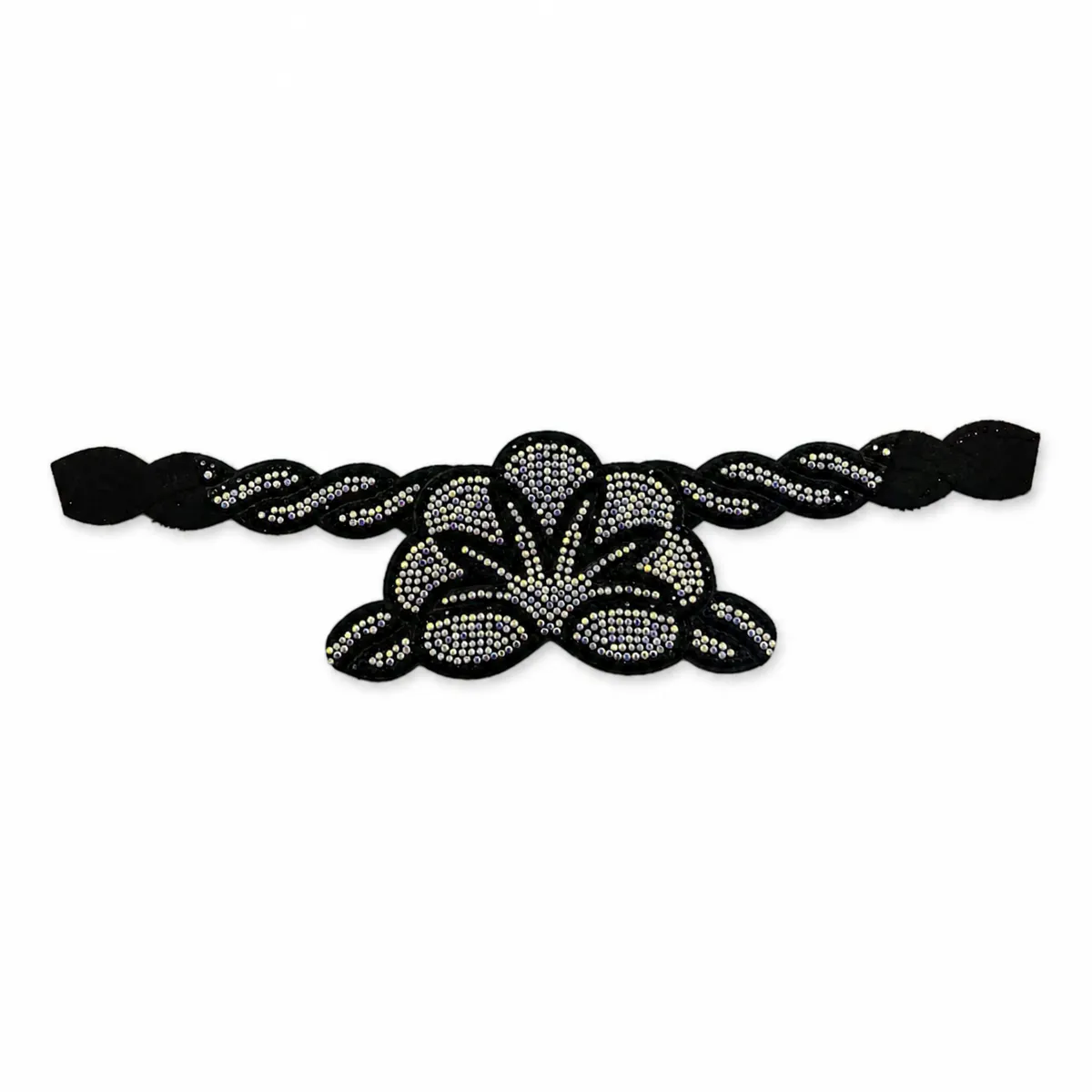 Rhinestone Flower Band Shoe Upper – 3 Colors detail 3