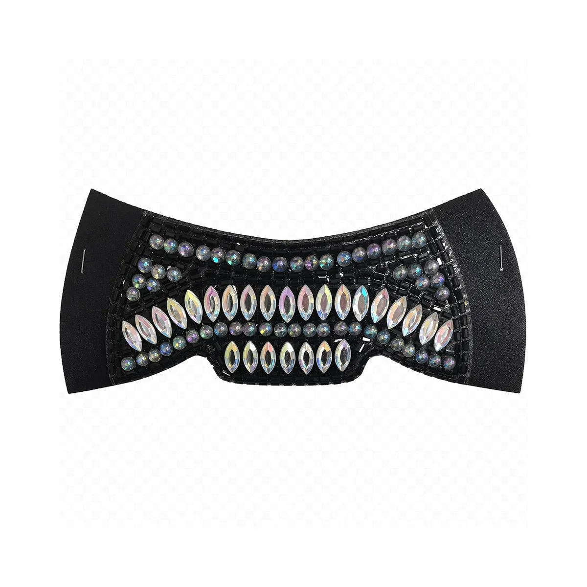 Rhinestone Wide Band Shoe Upper – 4 Colors Available view 3